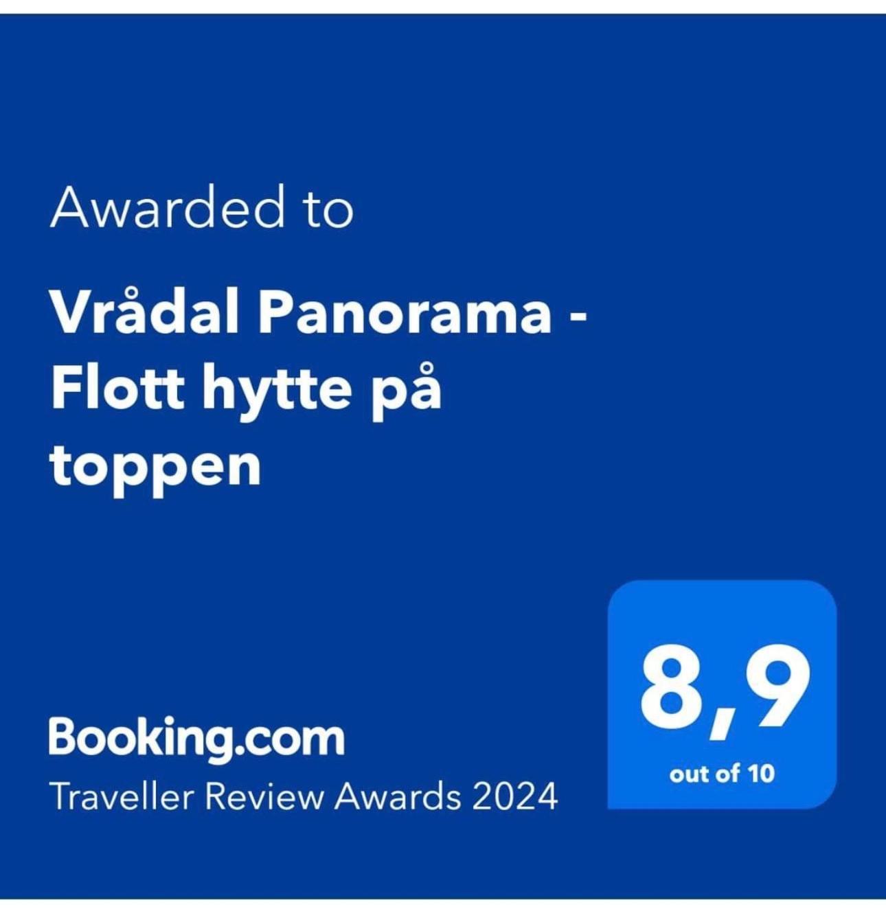 Вілла Vradal Panorama - Flott Hytte Pa Toppen Sinnes Екстер'єр фото